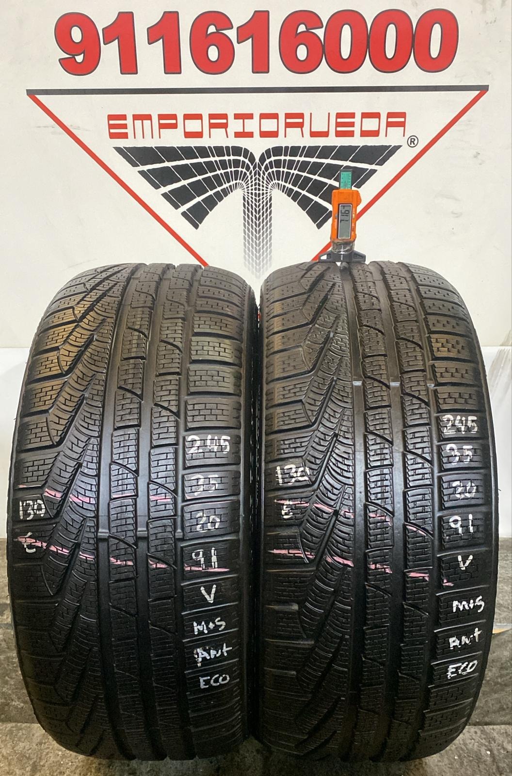 PIRELLI SOTTO ZERO WINTER 210 USADO M+S 245/35 R20 91 V